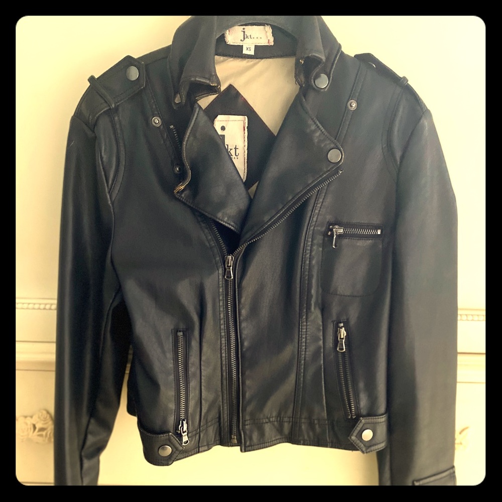 Vegan Vintage Leather Jacket